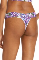 Thumbnail for your product : Hanky Panky Purple Pansy Low Rise Thong