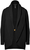 Thumbnail for your product : Ralph Lauren Black Label Wool-Cashmere Shawl Collar Cardigan Gr. M