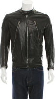 Thumbnail for your product : Maison Margiela Leather Moto Jacket