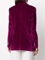 Thumbnail for your product : Tagliatore Single-Breasted Velvet Blazer