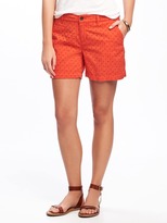Thumbnail for your product : Old Navy Mid-Rise Eyelet Everyday Shorts for Women (5")