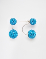 Thumbnail for your product : Love Rocks Glitterball Drop Through and Through Swing Earrings