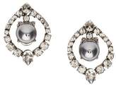 Thumbnail for your product : Miu Miu pearl and crystals earrings