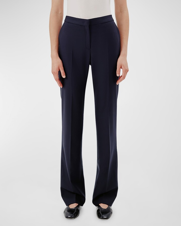 ANOTHER TOMORROW Merino Wool Classic Trousers