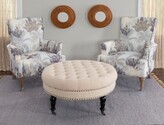 Thumbnail for your product : Linon Isabelle Round Tufted Ottoman