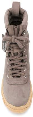 Grey Mer ankle lace-up boots