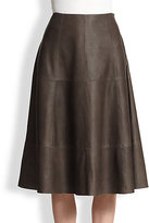 Thumbnail for your product : Elizabeth and James Salem Leather A-Line Skirt