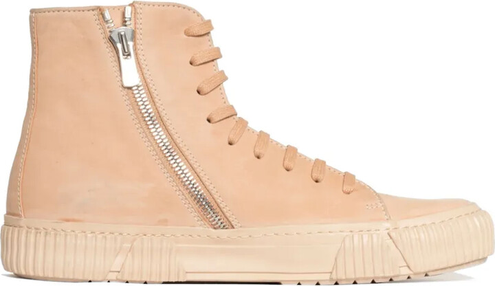 both Hi-Tops Leather Sneakers