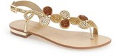 Thumbnail for your product : Menbur Women's 'Gunmiel' Crystal Embellished Flat Sandal