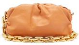 Thumbnail for your product : Bottega Veneta The Chain Pouch Leather Clutch Bag - Tan
