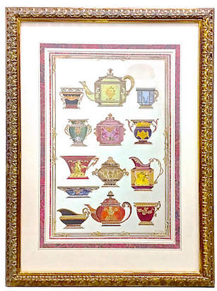 One Kings Lane Vintage French Porcelain Teapot Print