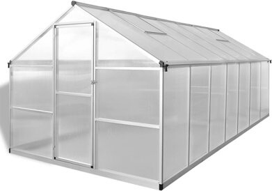 Arlmont & Co. Spacek 165.7' W x 71.7' D Hobby Greenhouse