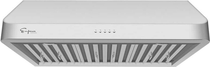 36 in. 500 CFM Ducted Under Cabinet Range Hood with Light Exhaust Kitchen Vent Duct Quiet Motor in Stainless Steel