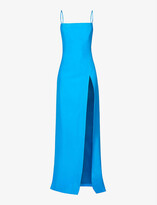 Thumbnail for your product : GAUGE81 Toyama square-neck silk maxi dress