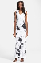 Thumbnail for your product : Enza Costa Layered Print Cotton Maxi Dress