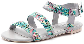 Skin Parker Green floral multi Sandals Womens Shoes Casual Sandals-flat Sandals