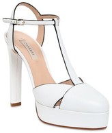 Thumbnail for your product : Casadei 120mm Leather Platform Pumps