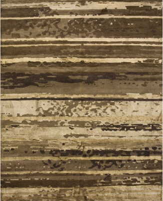 Bokara Rug Co., Inc. Hand-Knotted High-Quality Brown Area Rug