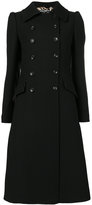 Dolce & Gabbana - double breasted coat - women - laine vierge - 42