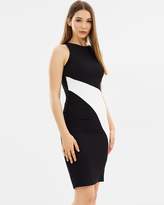 Thumbnail for your product : Lipsy Monochrome Asymmetric Body-Con Dress