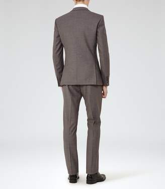 Reiss Venables Wool Peak Lapel Suit