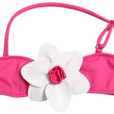 Thumbnail for your product : Il Gufo Lycra Bikini W/ Floral Appliqué