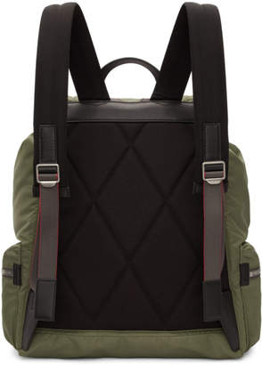 Burberry Green XL Aviator Backpack