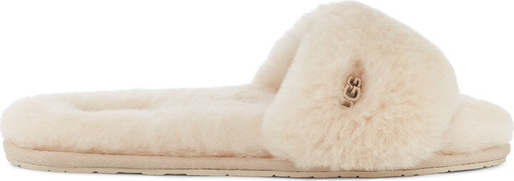 UGG W FLUFF SLIDE Ⅱ UGG W FLUFF SLIDE II ブラック 6 （箱無し）