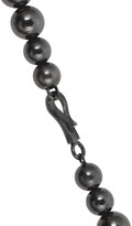 Thumbnail for your product : Bottega Veneta Sterling silver beaded necklace