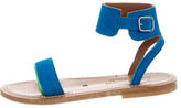 Thumbnail for your product : K Jacques St Tropez Suede Ankle Strap Sandals