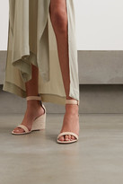 Thumbnail for your product : Gianvito Rossi Portofino 85 Suede Espadrille Wedge Sandals