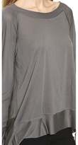 Thumbnail for your product : Donna Karan Long Sleeve Easy Top