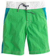 Thumbnail for your product : J.Crew Boys' contrast-front board short