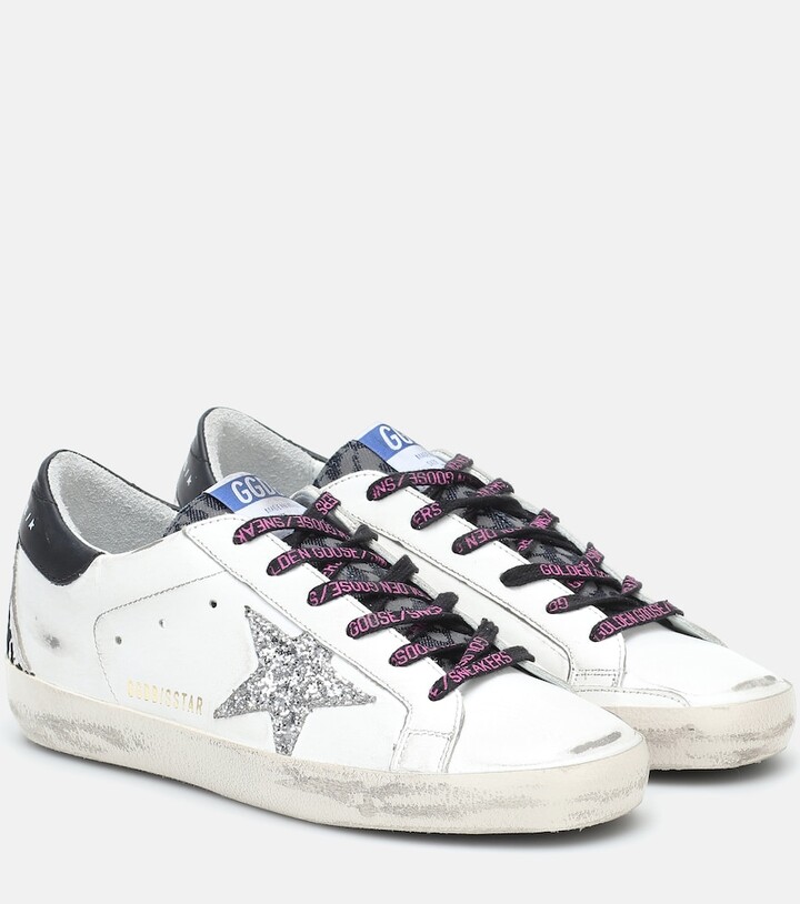 Golden Goose Super-Star leather sneakers - ShopStyle