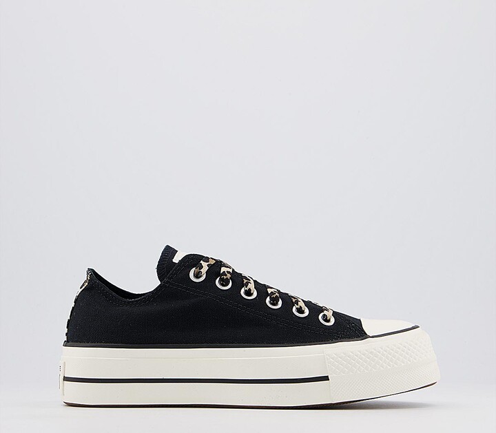 grey leopard print converse