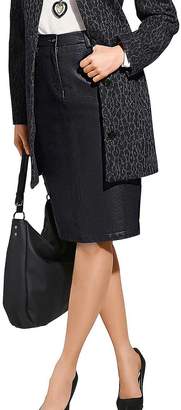 Creation L Faux Leather Skirt