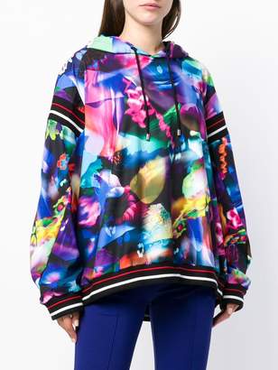 Koché abstract print hoodie