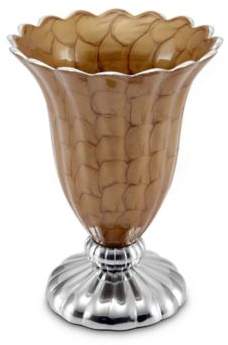 Julia Knight Peony 9-Inch Vase in Toffee