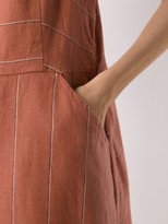 Thumbnail for your product : OSKLEN striped Mix midi dress