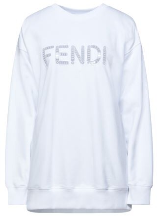 Fendi White Women's Sweatshirts & Hoodies | Shop the world's 