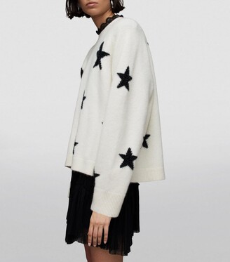 AllSaints Wool-Blend Star Sweater - ShopStyle