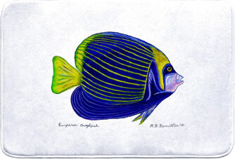 Dovecove Emperor Angelfish Bath Mat