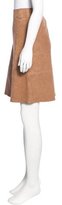 Thumbnail for your product : Hotel Particulier Suede Knee-Length Skirt w/ Tags