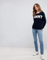 Thumbnail for your product : Tommy Hilfiger Logo Knitted Jumper