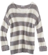 Thumbnail for your product : Xhilaration Junior's Striped Sweater - Assorted Colors