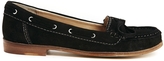 Thumbnail for your product : Bertie Diablo Black Suede Flat Boat Shoe