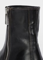 Thumbnail for your product : Paul Smith Men's Black Leather 'Billy' Zip Boots