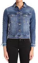 Thumbnail for your product : Mavi Jeans Katy Lace-Up Sleeve Denim Jacket