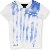 Thumbnail for your product : Ralph Lauren Flag print cotton t-shirt 4-7 years