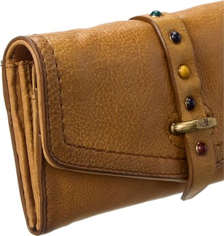 Frye Alessi Studded Leather Continental Wallet